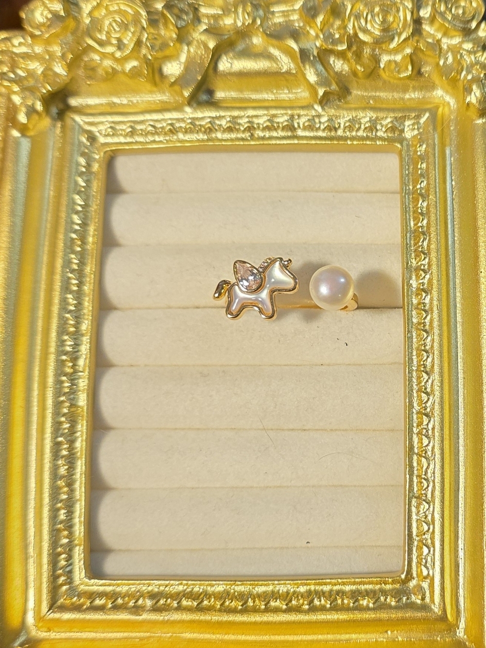 Ring Freshwater Pearl- Women Jewelry